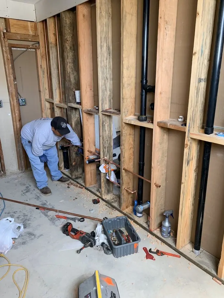 Commercial rough-in plumbing for Commercial Plumbing in Minoa